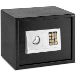 Sejf domowy elektroniczny skrytka na szyfr i klucz 38x30x30 cm Stamony