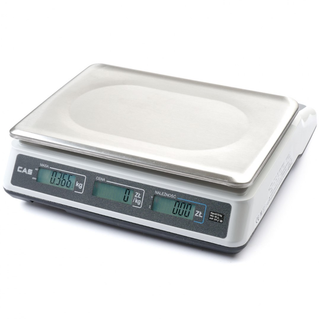 Waga CAS kalkulacyjna z możliwością legalizacji 15kg / 5g - CAS 580417 CAS Waga CAS kalkulacyjna z możliwością legalizacji 15kg / 5g - CAS 580417 CAS