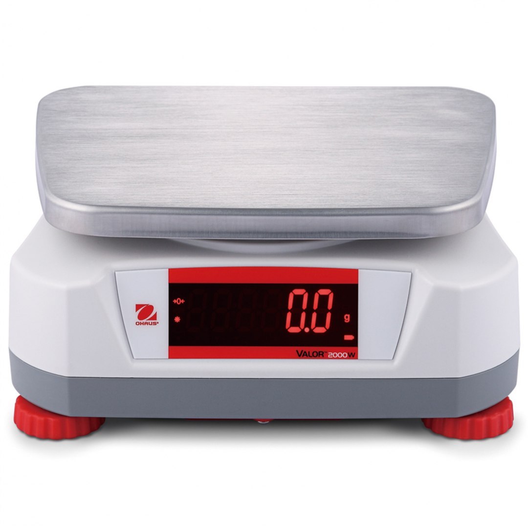 Waga VALOR 2000 kontrolna kuchenna gastronomiczna wodoodporna IP68 LED 15Kg / 2g - OHAUS V22PWE15T OHAUS Waga VALOR 2000 kontrolna kuchenna gastronomiczna wodoodporna IP68 LED 15Kg / 2g - OHAUS V22PWE15T OHAUS