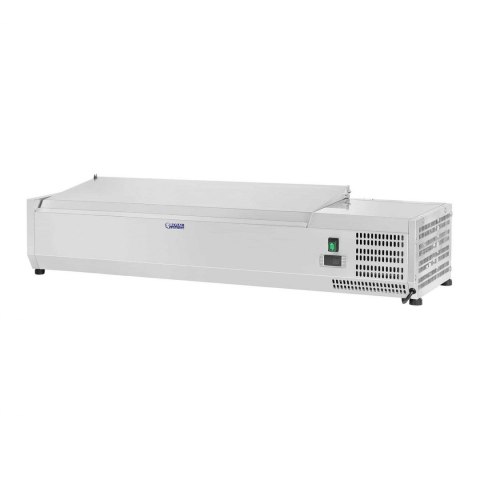 Nadstawa chłodnicza ze stalową pokrywą 5x GN1/3 i 1x GN1/2 150cm Royal Catering Nadstawa chłodnicza ze stalową pokrywą 5x GN1/3 i 1x GN1/2 150cm Royal Catering