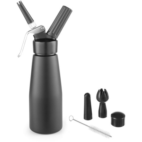 Syfon do bitej śmietany N2O Kitchen Line ZESTAW + 3 końcówki 0.5L - czarny - HENDI 588420 Hendi Syfon do bitej śmietany N2O Kitchen Line ZESTAW + 3 końcówki 0.5L - czarny - HENDI 588420 Hendi