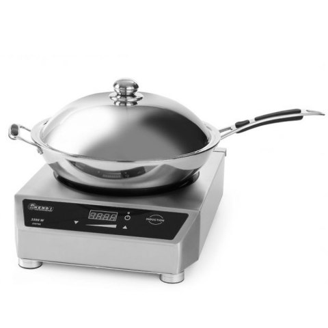 Wok indukcyjny 3100W z patelnią indukcyjną Profi Line - Hendi 239681 Hendi