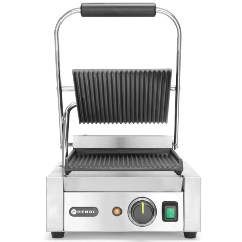 Kontakt grill kontaktowy ryflowany pojedynczy 1800W - Hendi 263501 Hendi Kontakt grill kontaktowy ryflowany pojedynczy 1800W - Hendi 263501 Hendi