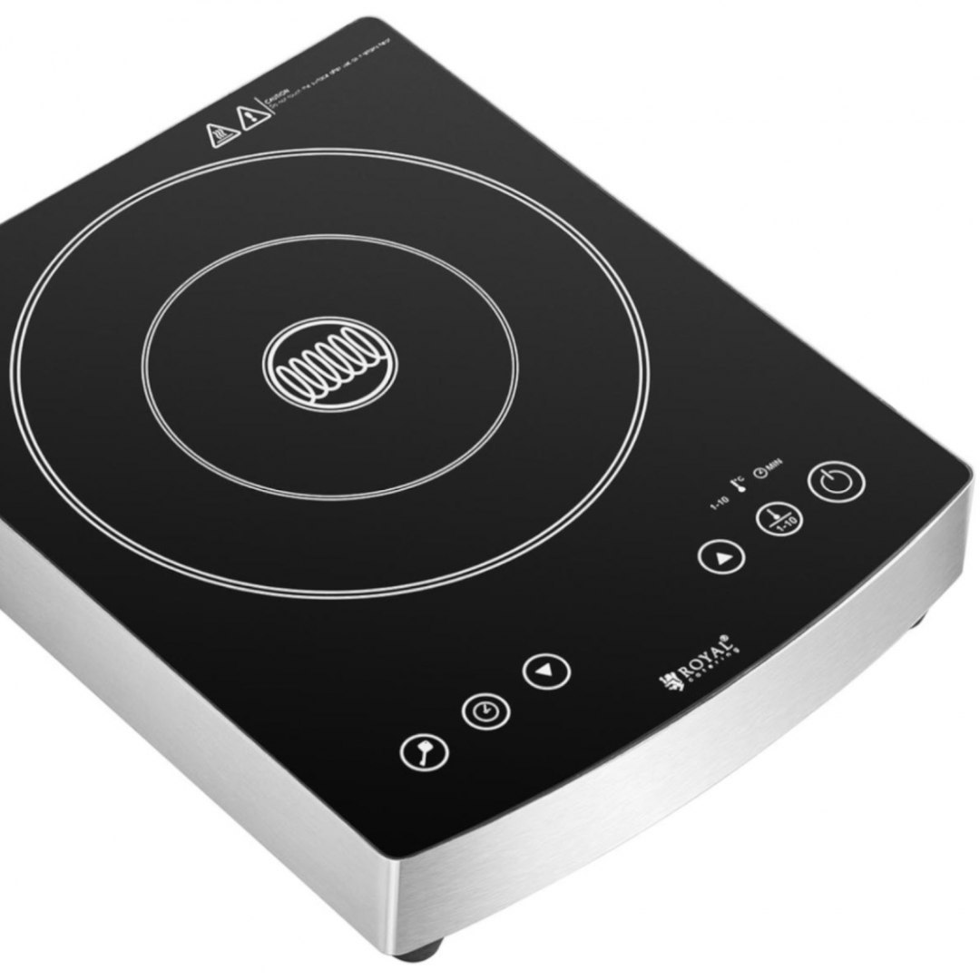 Kuchenka płyta indukcyjna nastawna 1 pole grzewcze śr. 26 cm LED 3500 W Royal Catering Kuchenka płyta indukcyjna nastawna 1 pole grzewcze śr. 26 cm LED 3500 W Royal Catering