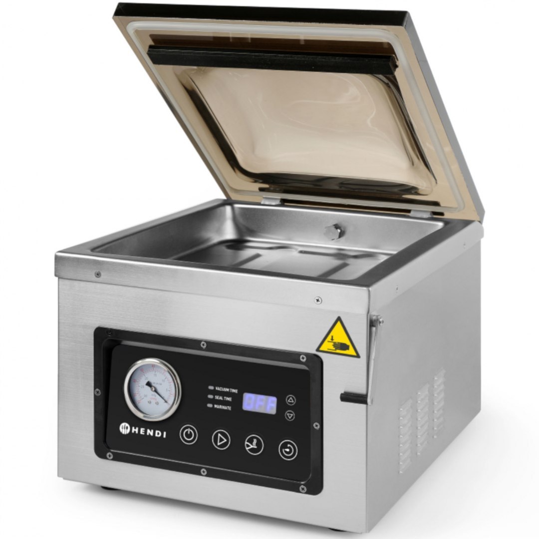 Pakowarka próżniowa komorowa z pompą olejową 300mm 950W PROFI LINE 300 Hendi 201435 Hendi Pakowarka próżniowa komorowa z pompą olejową 300mm 950W PROFI LINE 300 Hendi 201435 Hendi