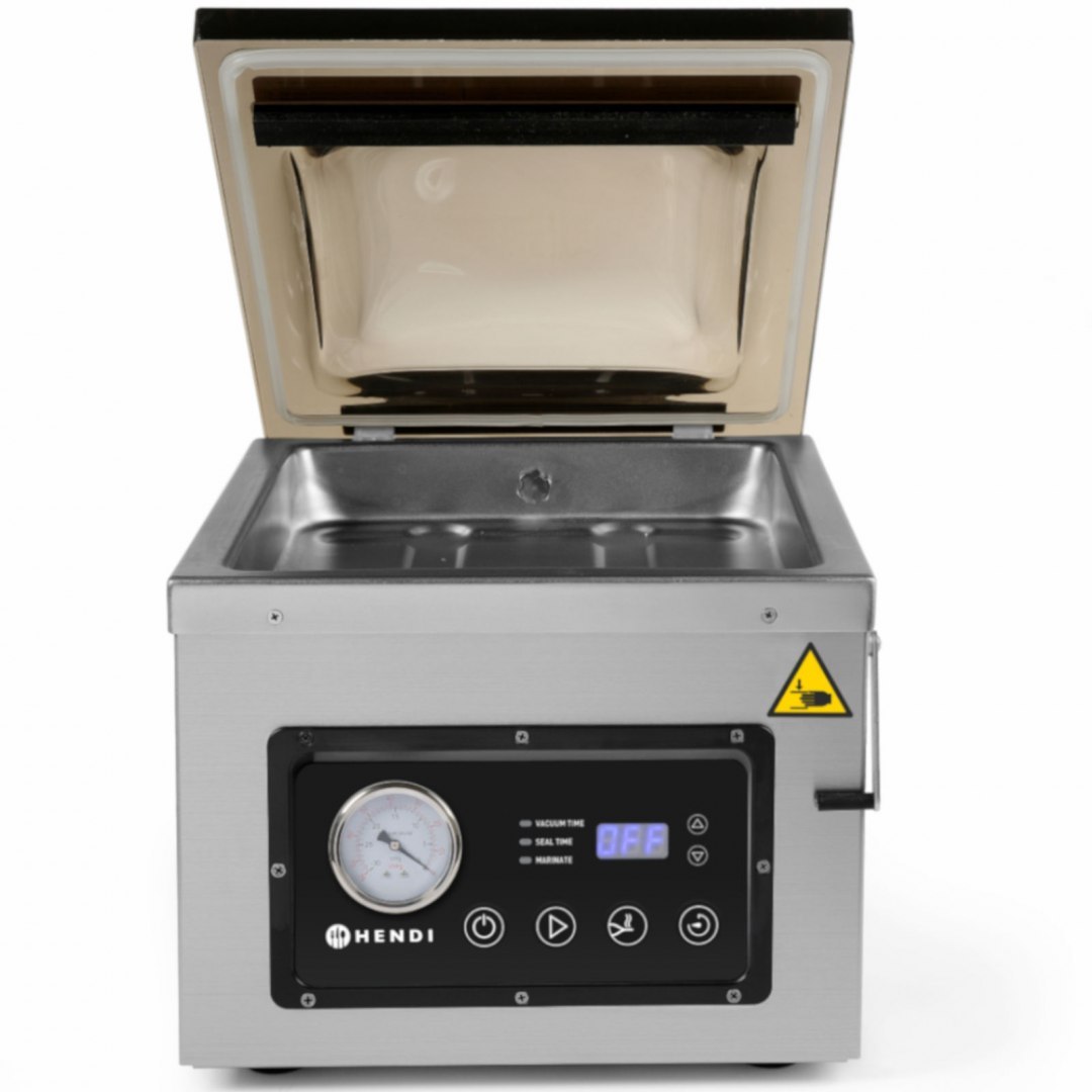Pakowarka próżniowa komorowa z pompą olejową 300mm 950W PROFI LINE 300 Hendi 201435 Hendi Pakowarka próżniowa komorowa z pompą olejową 300mm 950W PROFI LINE 300 Hendi 201435 Hendi