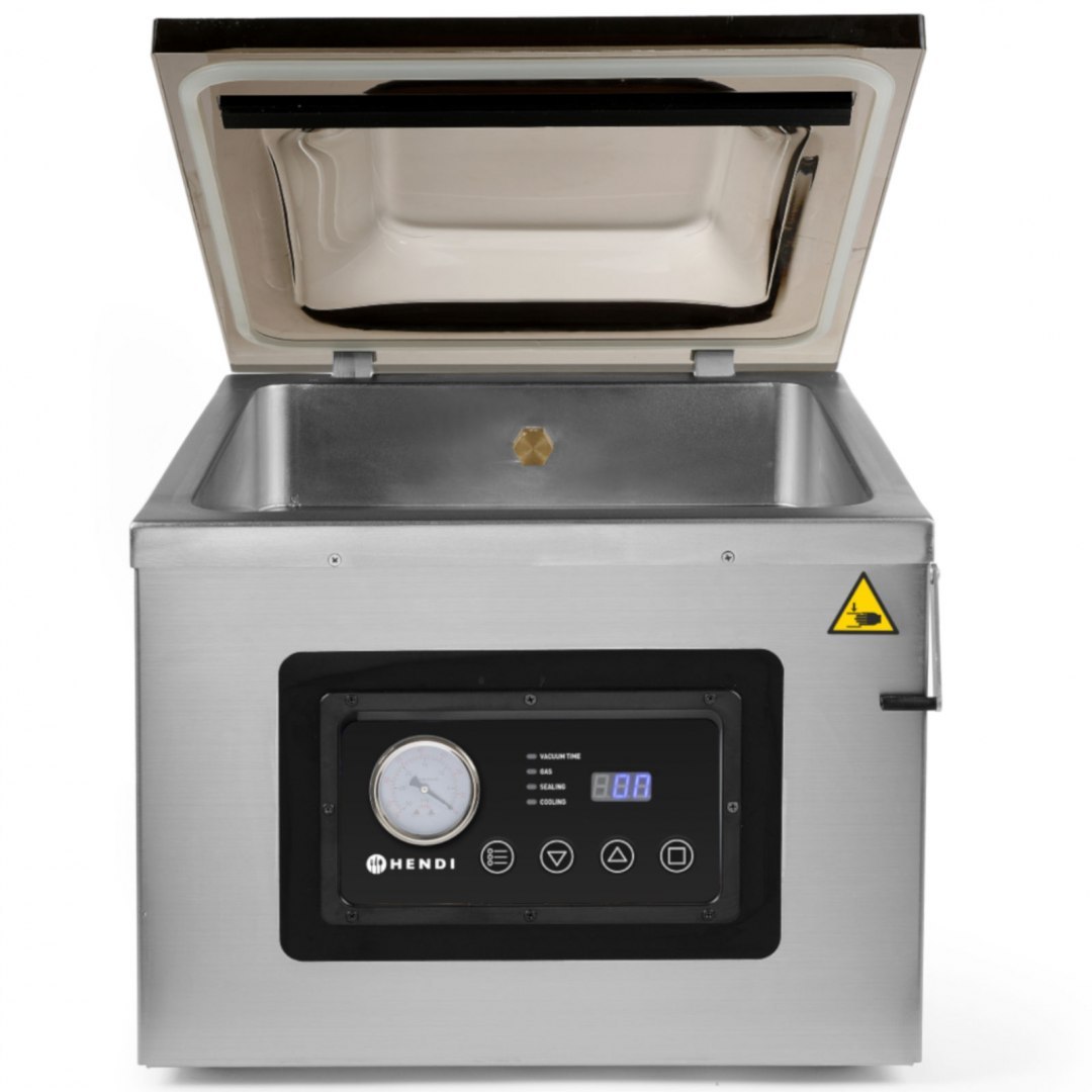 Pakowarka próżniowa komorowa z pompą olejową 410mm 1000W PROFI LINE 410 Hendi 201442 Hendi Pakowarka próżniowa komorowa z pompą olejową 410mm 1000W PROFI LINE 410 Hendi 201442 Hendi
