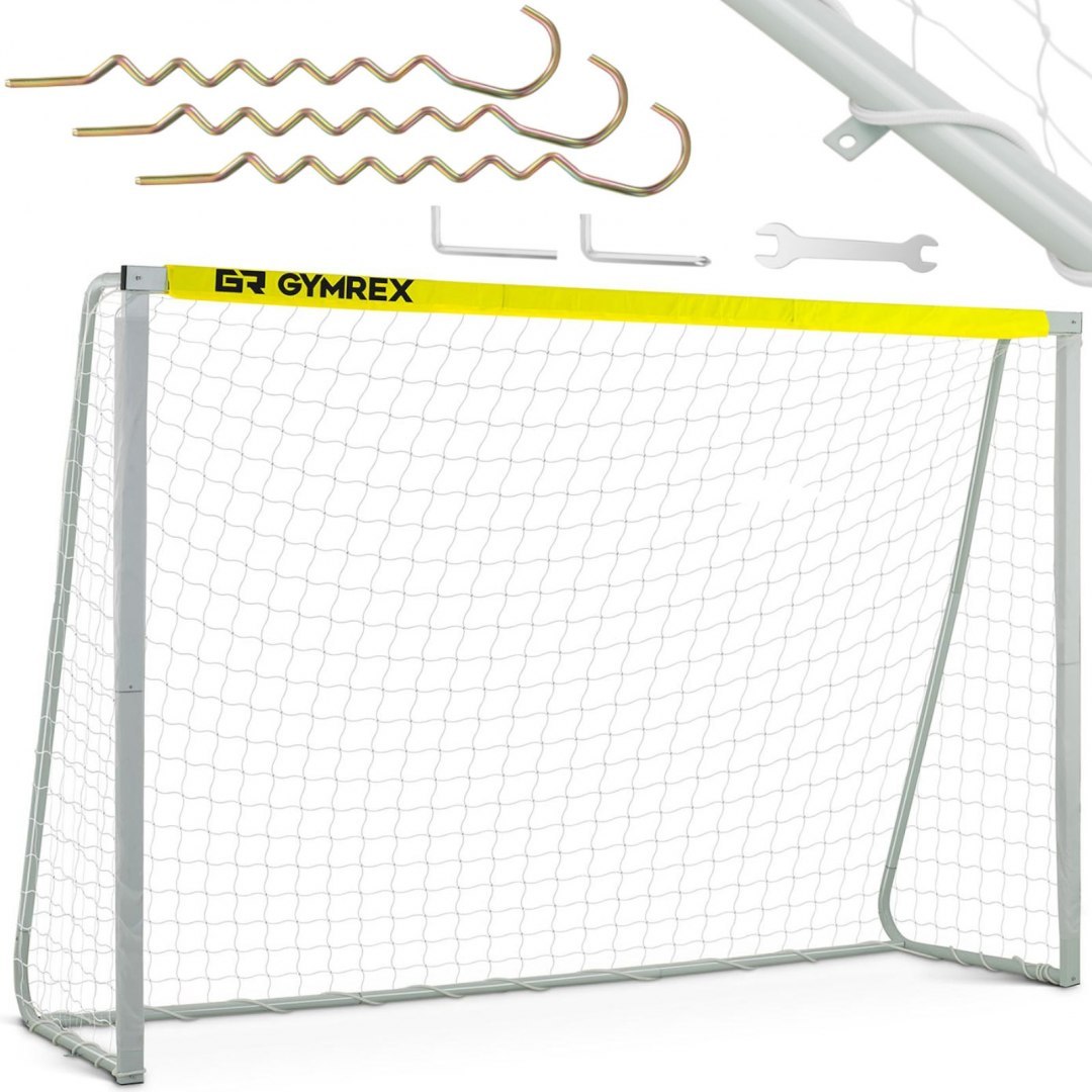 Bramka piłkarska do piłki ręcznej futsalu stadionowa treningowa 300x200 cm GYMREX Bramka piłkarska do piłki ręcznej futsalu stadionowa treningowa 300x200 cm GYMREX