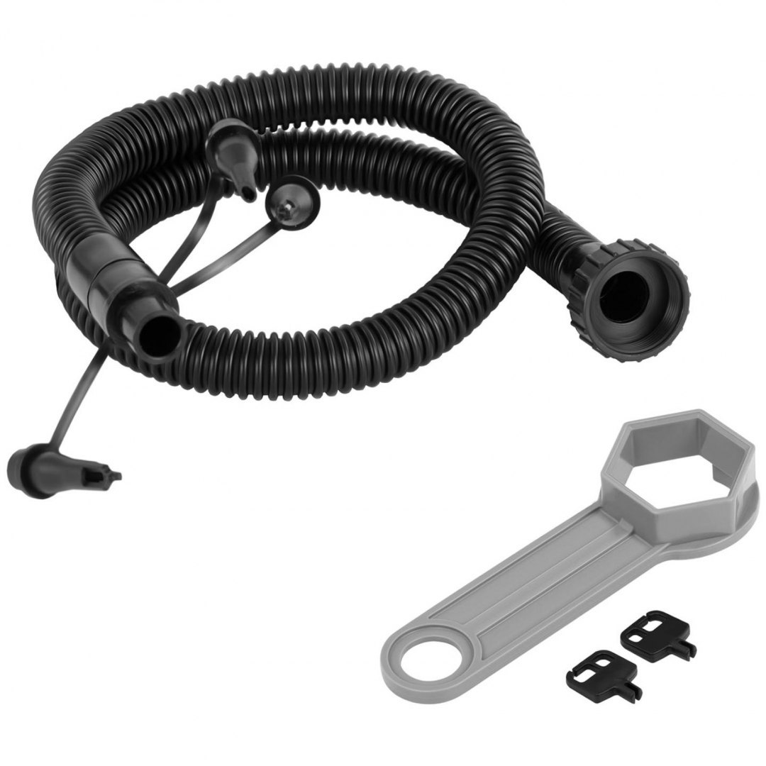 Jacuzzi ogrodowe dmuchane z masażem 4 osobowe 42C 600 l czarno-białe UNIPRODO Jacuzzi ogrodowe dmuchane z masażem 4 osobowe 42C 600 l czarno-białe UNIPRODO