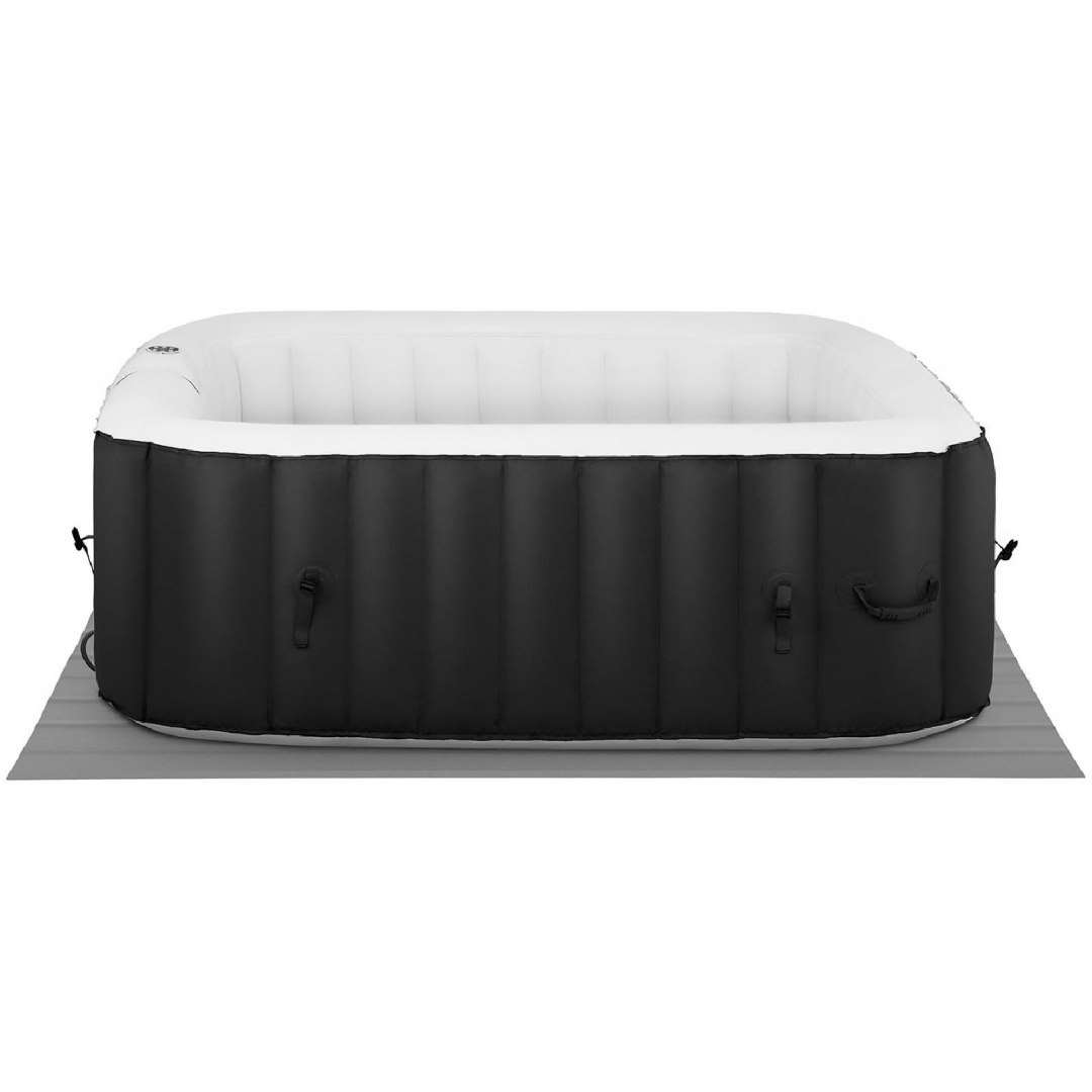 Jacuzzi ogrodowe dmuchane z masażem 6 osobowe 42C 900 l czarne UNIPRODO Jacuzzi ogrodowe dmuchane z masażem 6 osobowe 42C 900 l czarne UNIPRODO