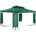 Pawilon ogrodowy altana namiot składany 3 x 4 x 2.6 m zielony UNIPRODO
