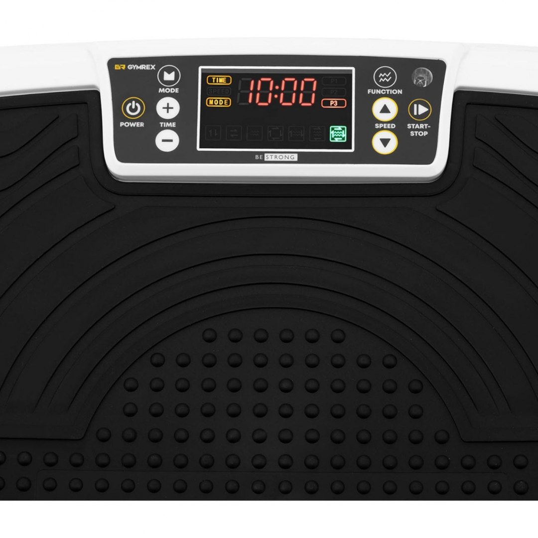 Platforma mata wibracyjna do ćwiczeń fitness z pilotem i linkami 7 funkcji do 120 kg GYMREX Platforma mata wibracyjna do ćwiczeń fitness z pilotem i linkami 7 funkcji do 120 kg GYMREX