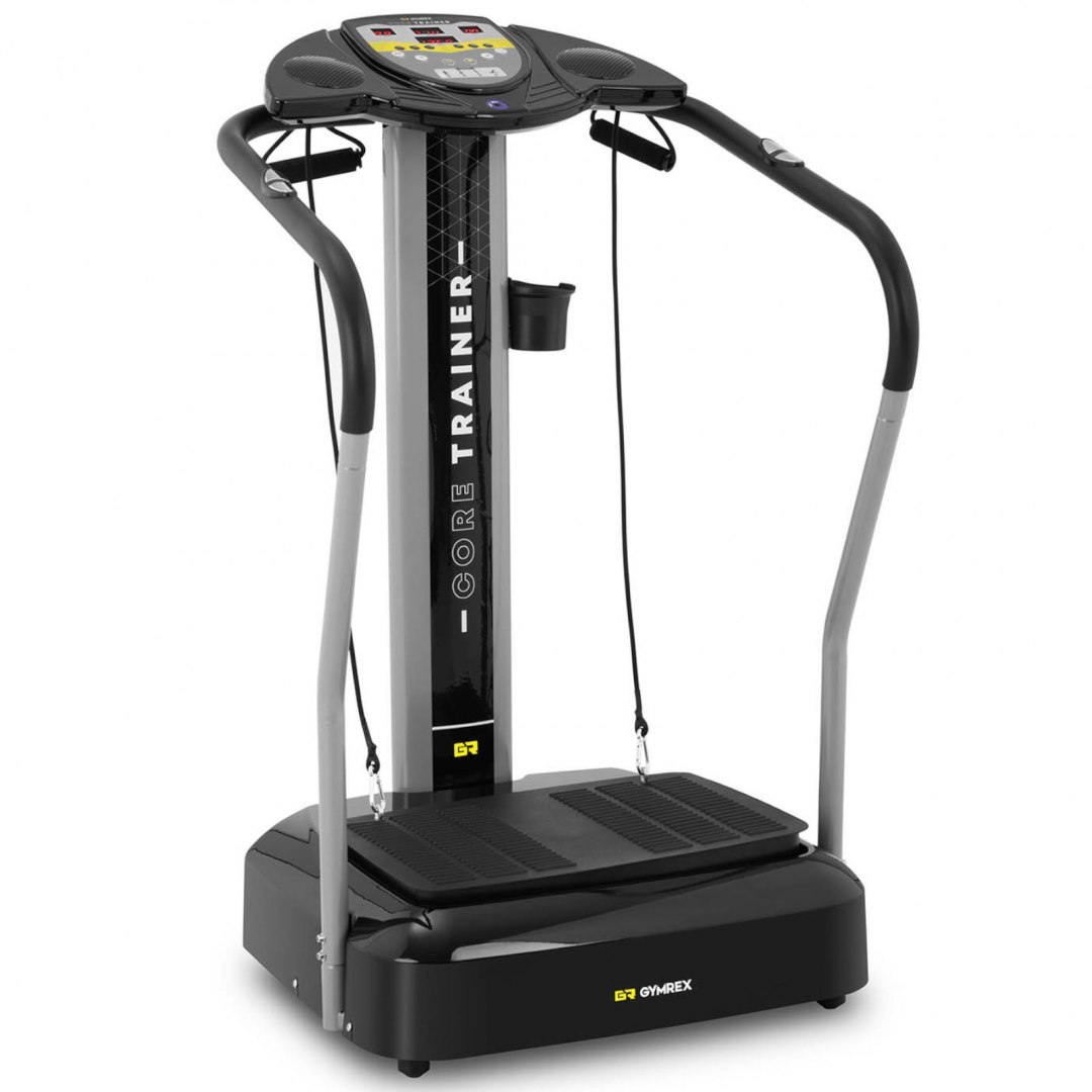 Platforma mata wibracyjna domowa do ćwiczeń fitness do 120 kg GYMREX Platforma mata wibracyjna domowa do ćwiczeń fitness do 120 kg GYMREX