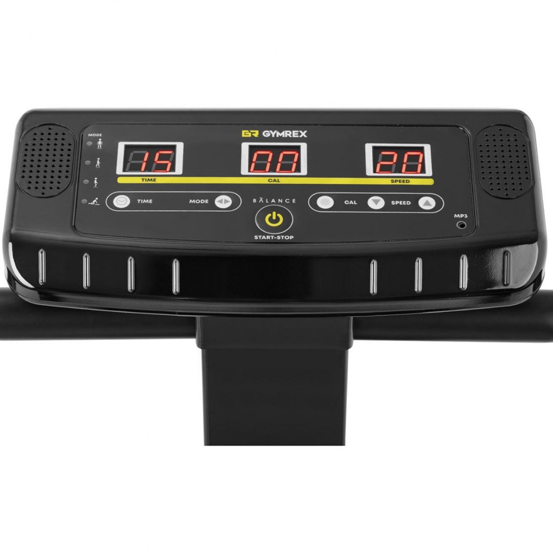 Platforma mata wibracyjna domowa do ćwiczeń fitness do 120 kg + twister GYMREX Platforma mata wibracyjna domowa do ćwiczeń fitness do 120 kg + twister GYMREX