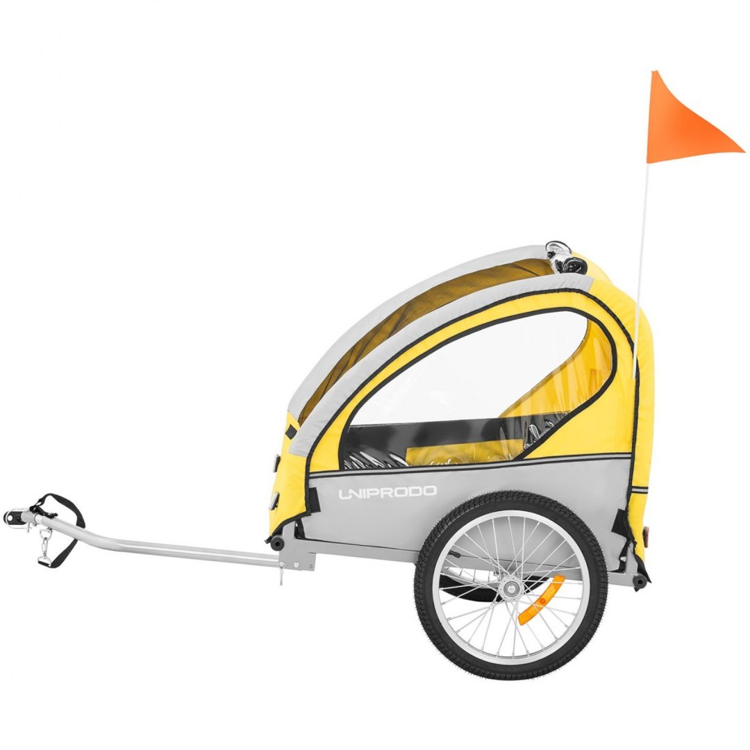 Przyczepka rowerowa wodoodporna dla psa do 40 kg UNIPRODO Przyczepka rowerowa wodoodporna dla psa do 40 kg UNIPRODO