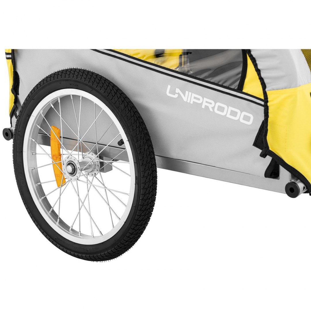 Przyczepka rowerowa wodoodporna dla psa do 40 kg UNIPRODO Przyczepka rowerowa wodoodporna dla psa do 40 kg UNIPRODO