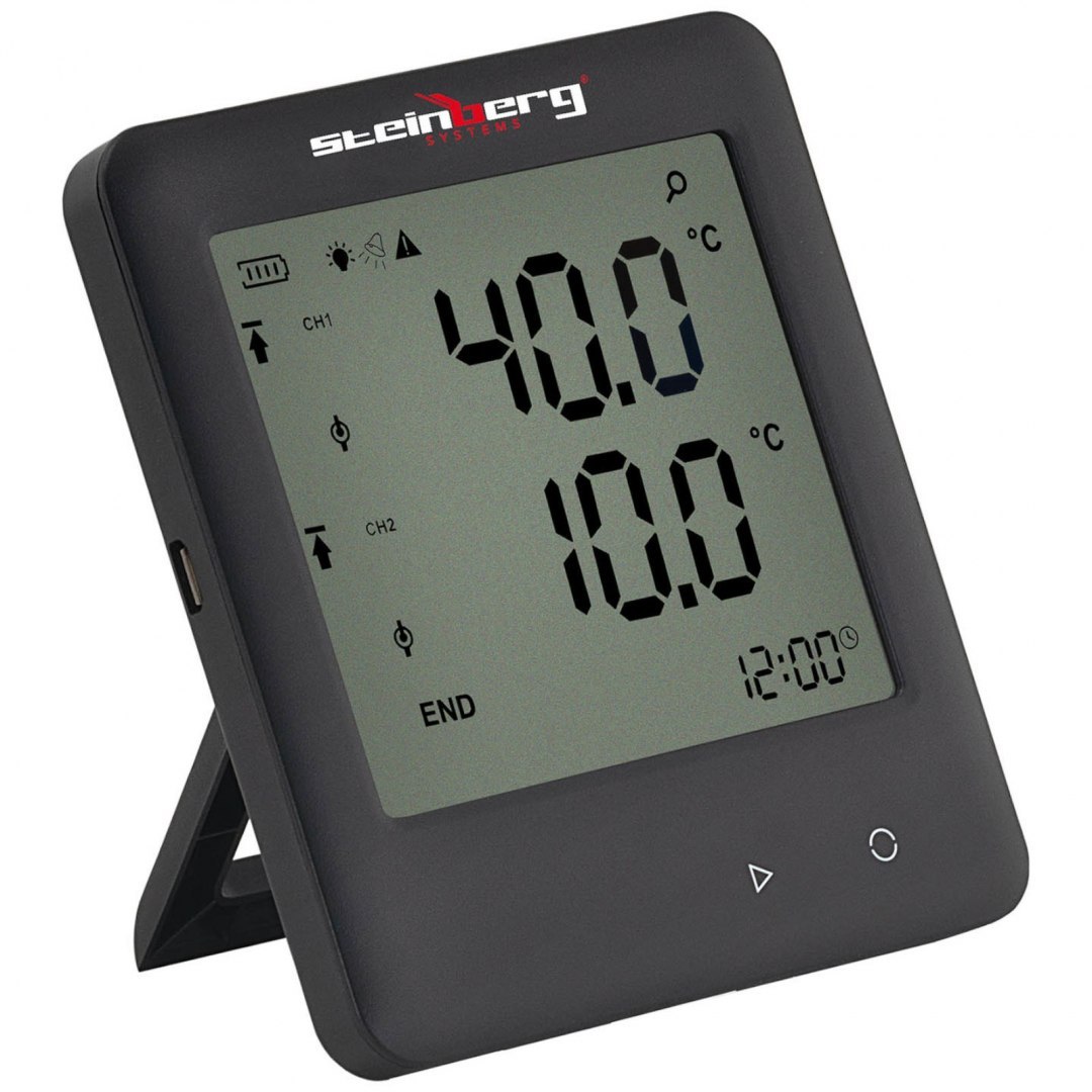 Rejestrator temperatury termometr zakres -200 do 250C Mikro USB LCD IP54 Steinberg Systems Rejestrator temperatury termometr zakres -200 do 250C Mikro USB LCD IP54 Steinberg Systems