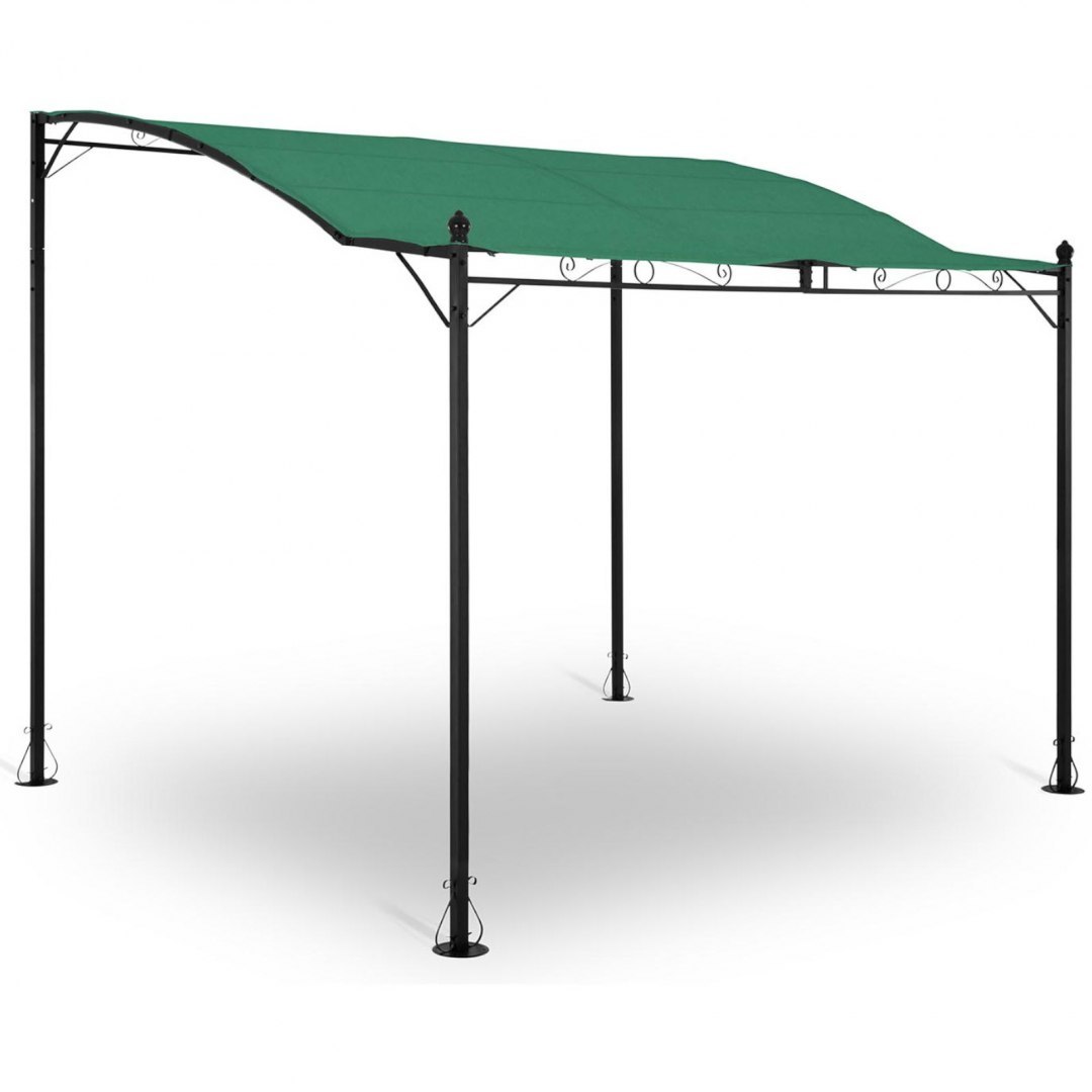 Zadaszenie ogrodowe altana wolnostojąca 2.6 x 3 x 2.5 m zielona UNIPRODO Zadaszenie ogrodowe altana wolnostojąca 2.6 x 3 x 2.5 m zielona UNIPRODO