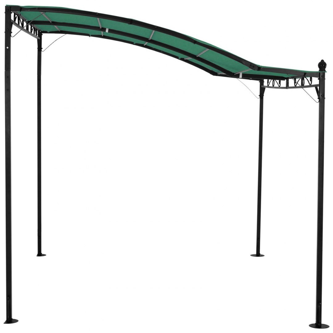 Zadaszenie ogrodowe altana wolnostojąca 2.6 x 3 x 2.5 m zielona UNIPRODO Zadaszenie ogrodowe altana wolnostojąca 2.6 x 3 x 2.5 m zielona UNIPRODO