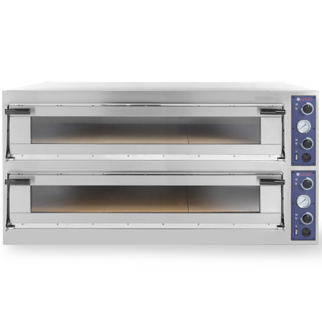 Piec do pizzy i ciasta TRAYS 66L drzwiczki przeszklone blachy piekarnicze 60x40cm 20.4kW 12 pizz śr. 40cm Hendi Piec do pizzy i ciasta TRAYS 66L drzwiczki przeszklone blachy piekarnicze 60x40cm 20.4kW 12 pizz śr. 40cm Hendi
