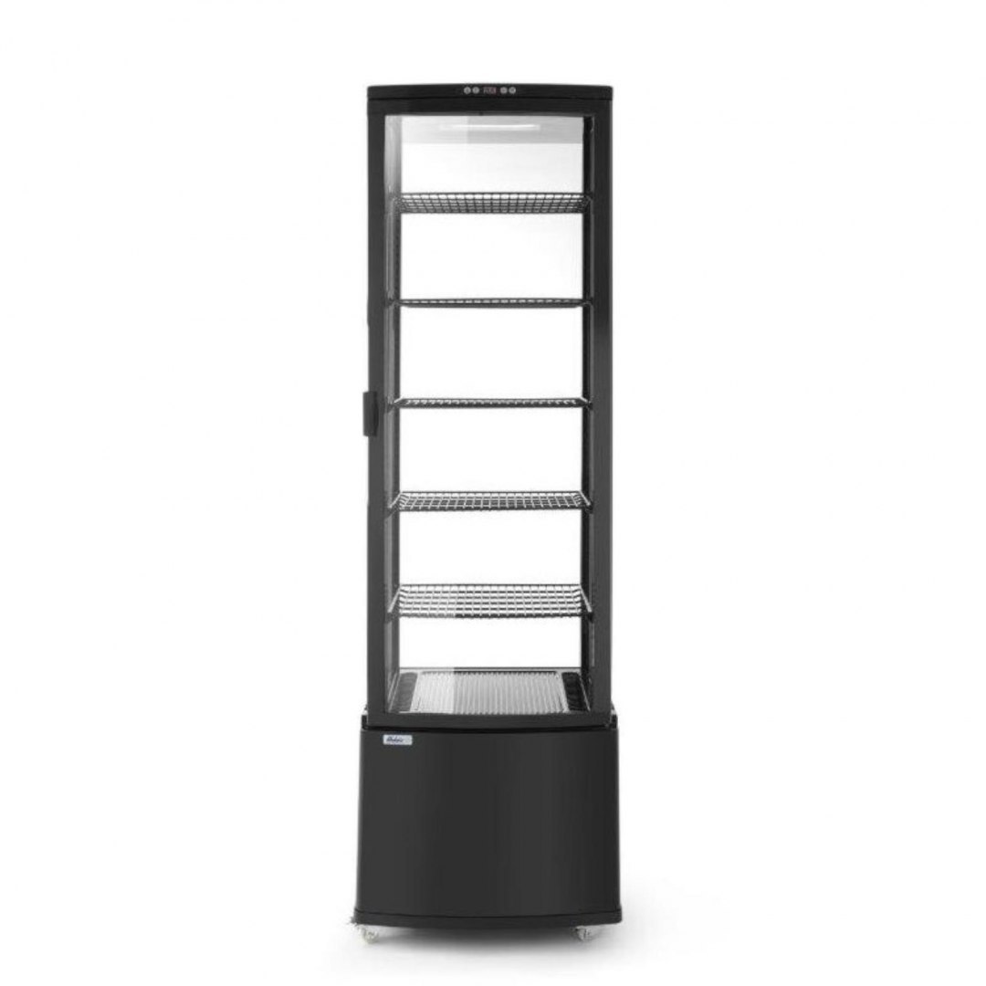 Witryna chłodnicza cukiernicza na kółkach 5 półek 280L LED - czarna ARKTIC Witryna chłodnicza cukiernicza na kółkach 5 półek 280L LED - czarna ARKTIC