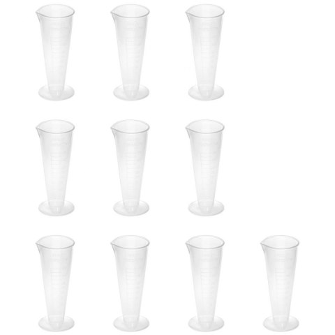 Zlewka laboratoryjna plastikowa z podziałką 50 ml - 10 szt. Steinberg Systems Zlewka laboratoryjna plastikowa z podziałką 50 ml - 10 szt. Steinberg Systems