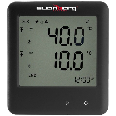Rejestrator temperatury termometr zakres -40 do 125C Mikro USB LCD IP54 Steinberg Systems Rejestrator temperatury termometr zakres -40 do 125C Mikro USB LCD IP54 Steinberg Systems
