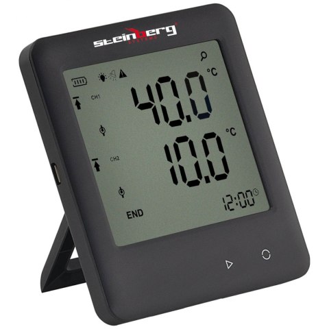Rejestrator temperatury termometr zakres -40 do 125C Mikro USB LCD IP54 Steinberg Systems Rejestrator temperatury termometr zakres -40 do 125C Mikro USB LCD IP54 Steinberg Systems