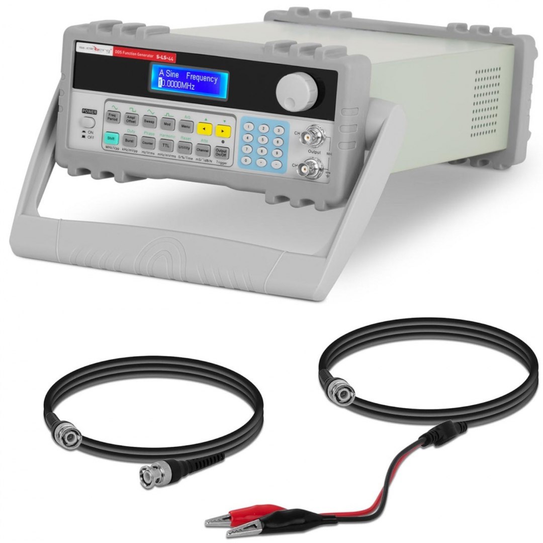 Generator laboratoryjny funkcyjny fal DDS 2 kanały LCD 1 μHz - 10 MHz Steinberg Systems Generator laboratoryjny funkcyjny fal DDS 2 kanały LCD 1 μHz - 10 MHz Steinberg Systems