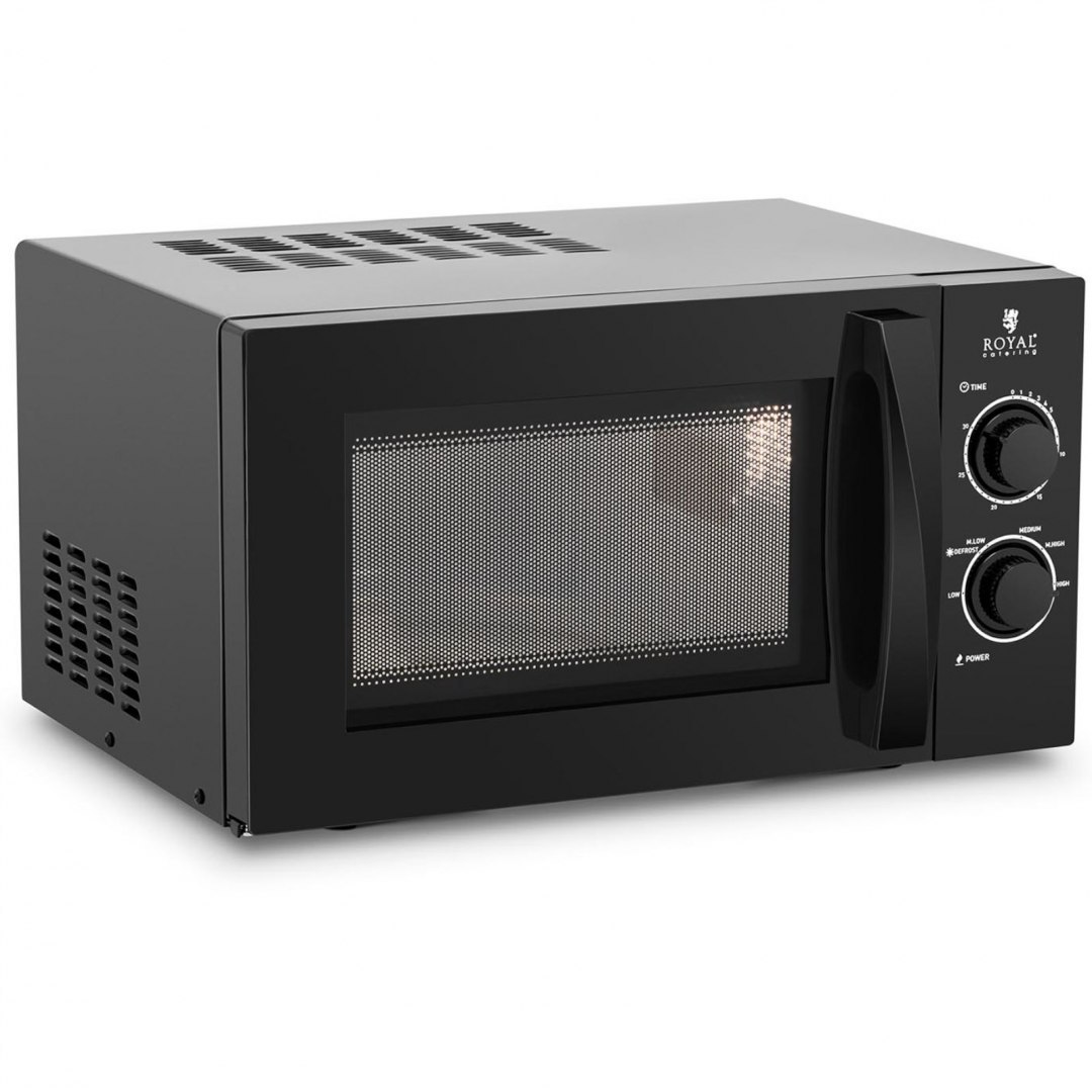 Kuchenka mikrofalowa mikrowela 20 l 900 W czarna Royal Catering Kuchenka mikrofalowa mikrowela 20 l 900 W czarna Royal Catering