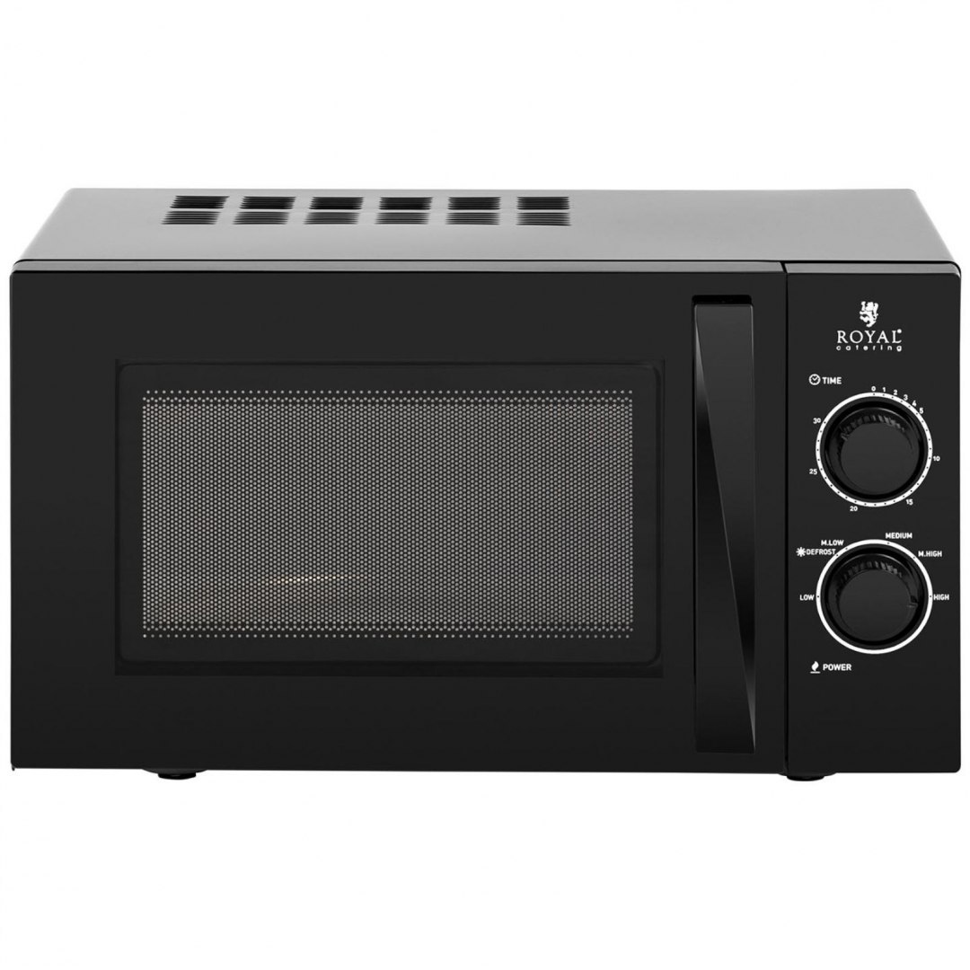 Kuchenka mikrofalowa mikrowela 20 l 900 W czarna Royal Catering Kuchenka mikrofalowa mikrowela 20 l 900 W czarna Royal Catering