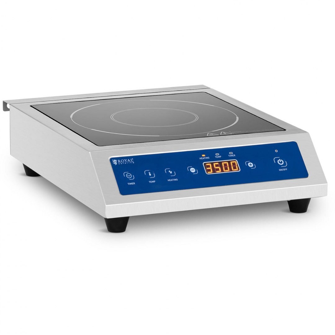 Kuchenka płyta indukcyjna nastawna 1 pole grzewcze śr. 26 cm LED 3500 W Royal Catering Kuchenka płyta indukcyjna nastawna 1 pole grzewcze śr. 26 cm LED 3500 W Royal Catering