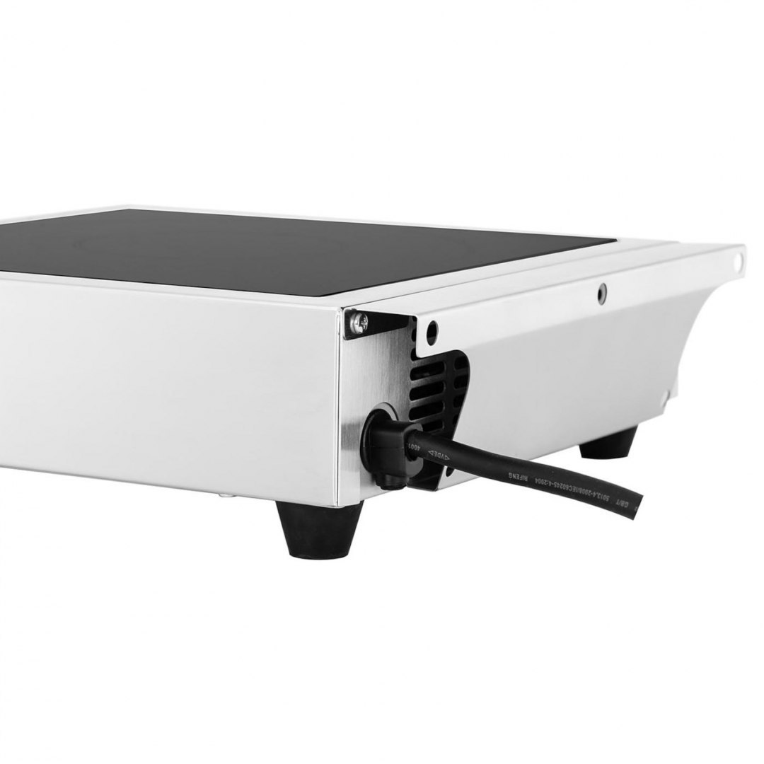 Kuchenka płyta indukcyjna przenośna 1 pole grzewcze śr. 26 cm LED 3500 W Royal Catering Kuchenka płyta indukcyjna przenośna 1 pole grzewcze śr. 26 cm LED 3500 W Royal Catering