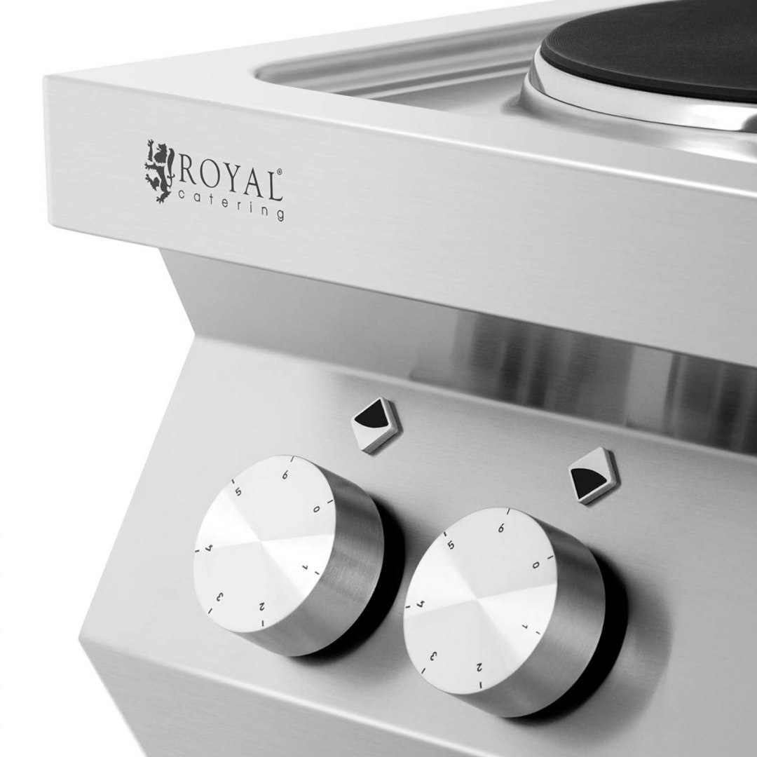 Kuchnia elektryczna 4-płytowa nastawna śr. 22 cm 4 x 2600 W 400 V ITALY Royal Catering Kuchnia elektryczna 4-płytowa nastawna śr. 22 cm 4 x 2600 W 400 V ITALY Royal Catering