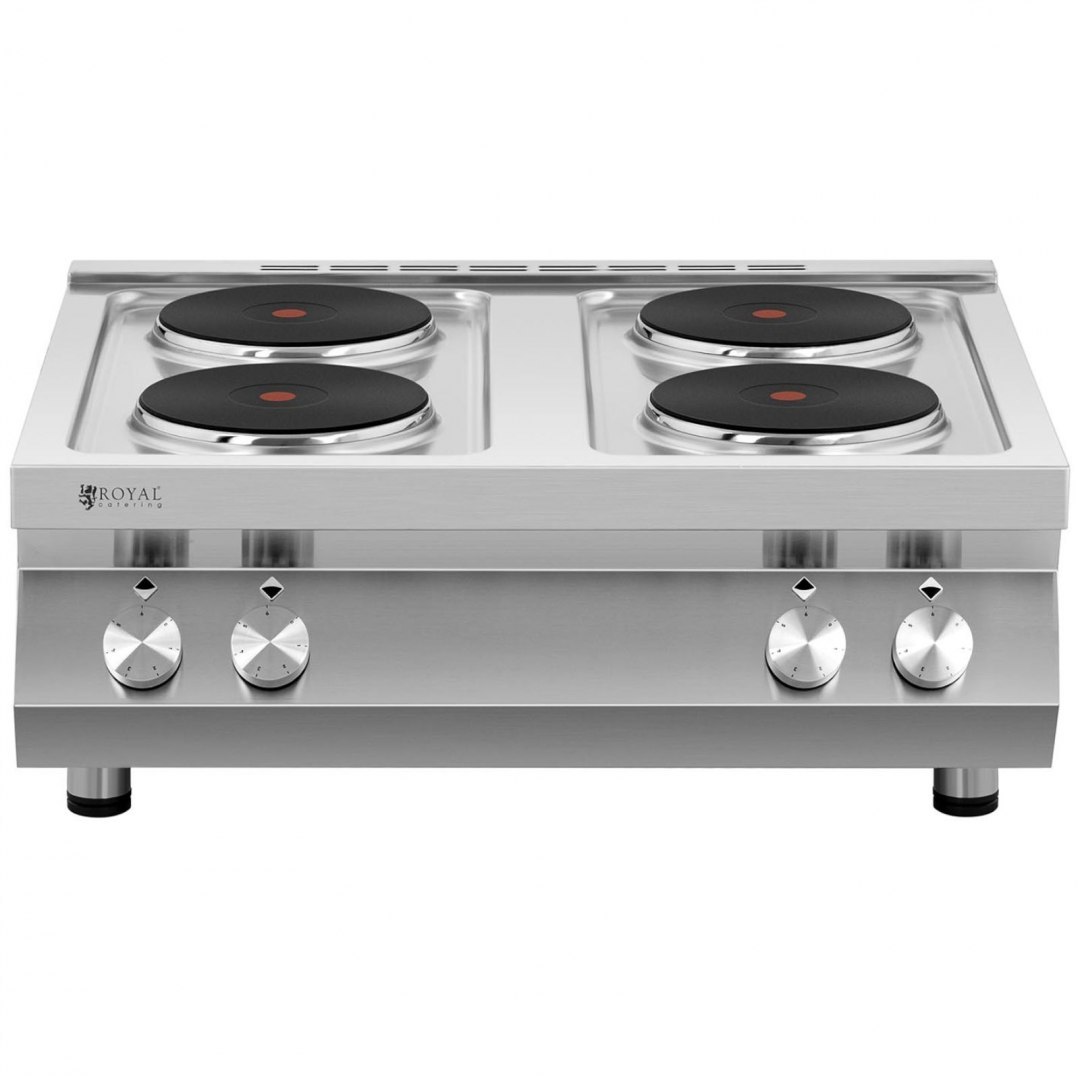 Kuchnia elektryczna 4-płytowa nastawna śr. 22 cm 4 x 2600 W 400 V ITALY Royal Catering Kuchnia elektryczna 4-płytowa nastawna śr. 22 cm 4 x 2600 W 400 V ITALY Royal Catering