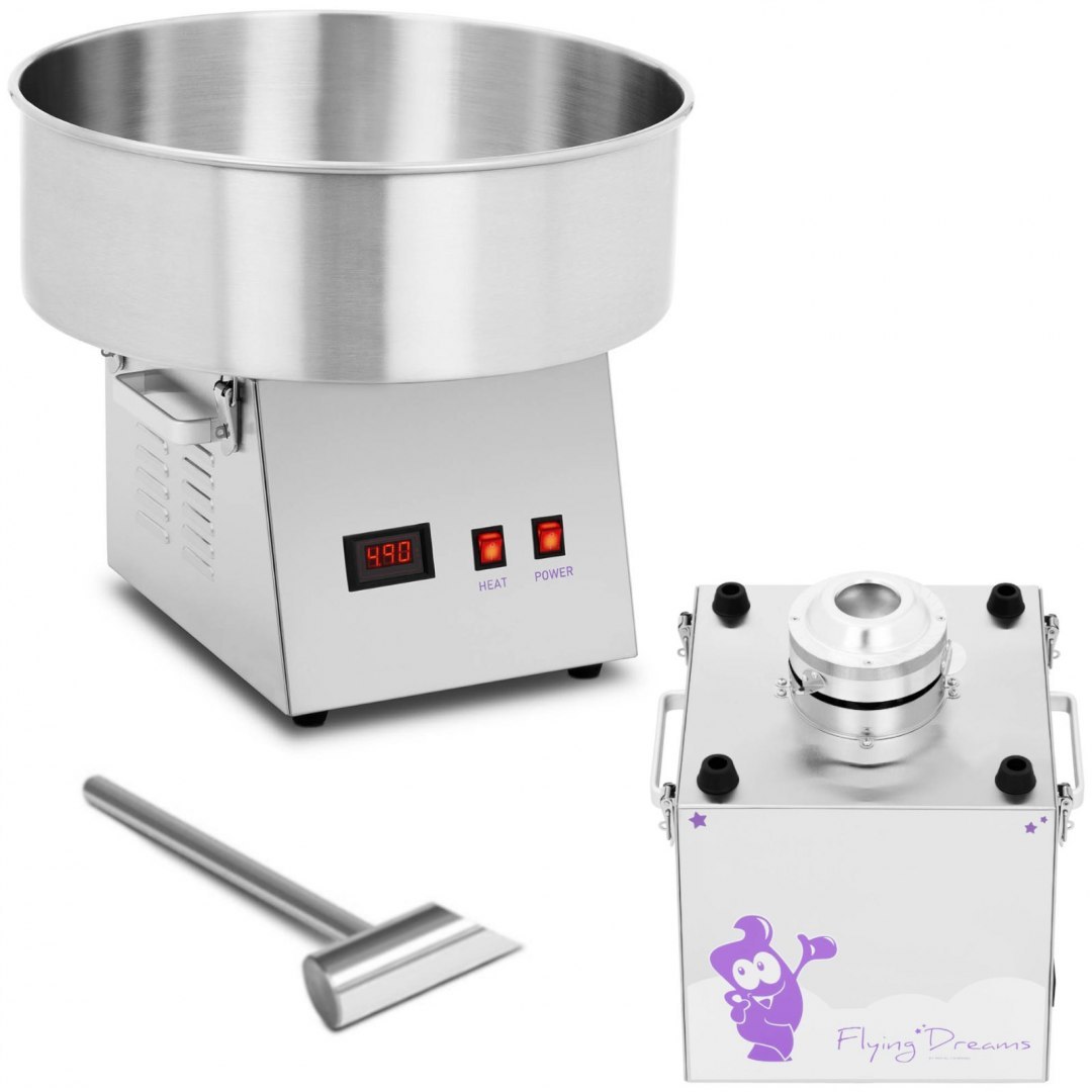 Maszyna do waty cukrowej elektryczna stalowa 52 cm 1080 W Royal Catering Maszyna do waty cukrowej elektryczna stalowa 52 cm 1080 W Royal Catering