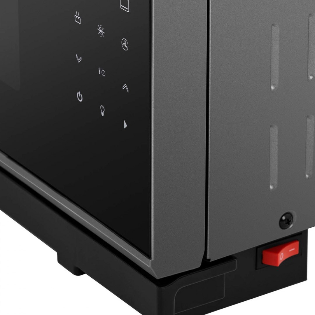 Piekarnik piec konwekcyjny z funkcją pary 3 poziomy stal 2100 W Royal Catering Piekarnik piec konwekcyjny z funkcją pary 3 poziomy stal 2100 W Royal Catering