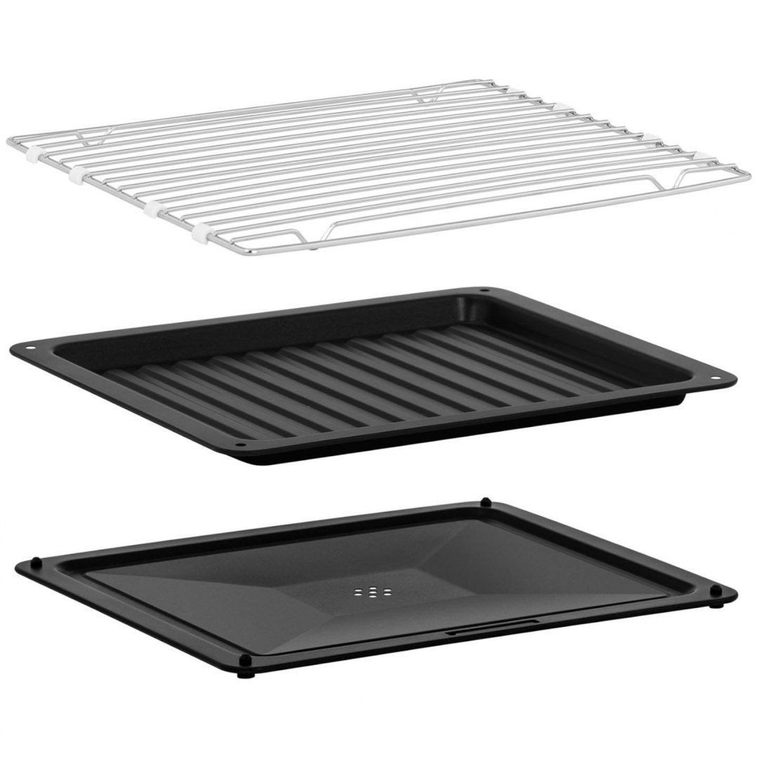 Piekarnik piec konwekcyjny z funkcją pary 3 poziomy stal 2100 W Royal Catering Piekarnik piec konwekcyjny z funkcją pary 3 poziomy stal 2100 W Royal Catering
