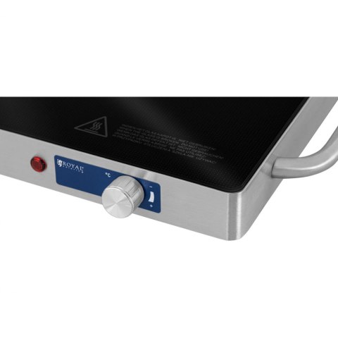 Płyta taca grzewcza szklana cateringowa z regulowaną mocą 60-105 C 240 W Royal Catering Płyta taca grzewcza szklana cateringowa z regulowaną mocą 60-105 C 240 W Royal Catering