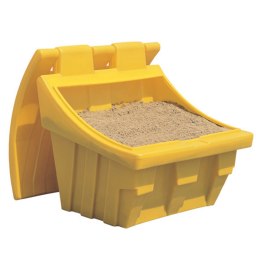 Pojemnik skrzynia na piasek piach i sól do chodników 300kg żółty MEVA