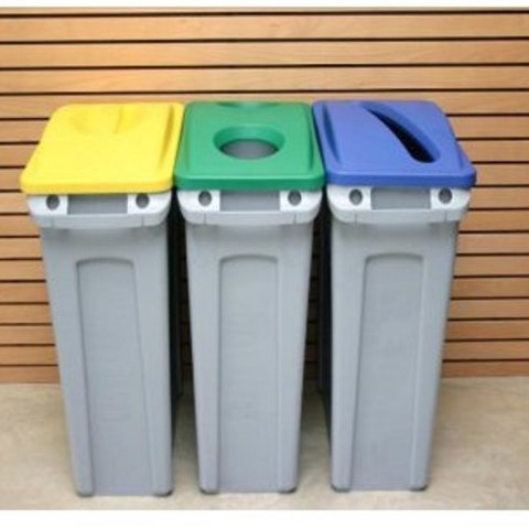 Pokrywa do pojemnika Rubbermaid SLIM JIM zielona Rubbermaid Pokrywa do pojemnika Rubbermaid SLIM JIM zielona Rubbermaid