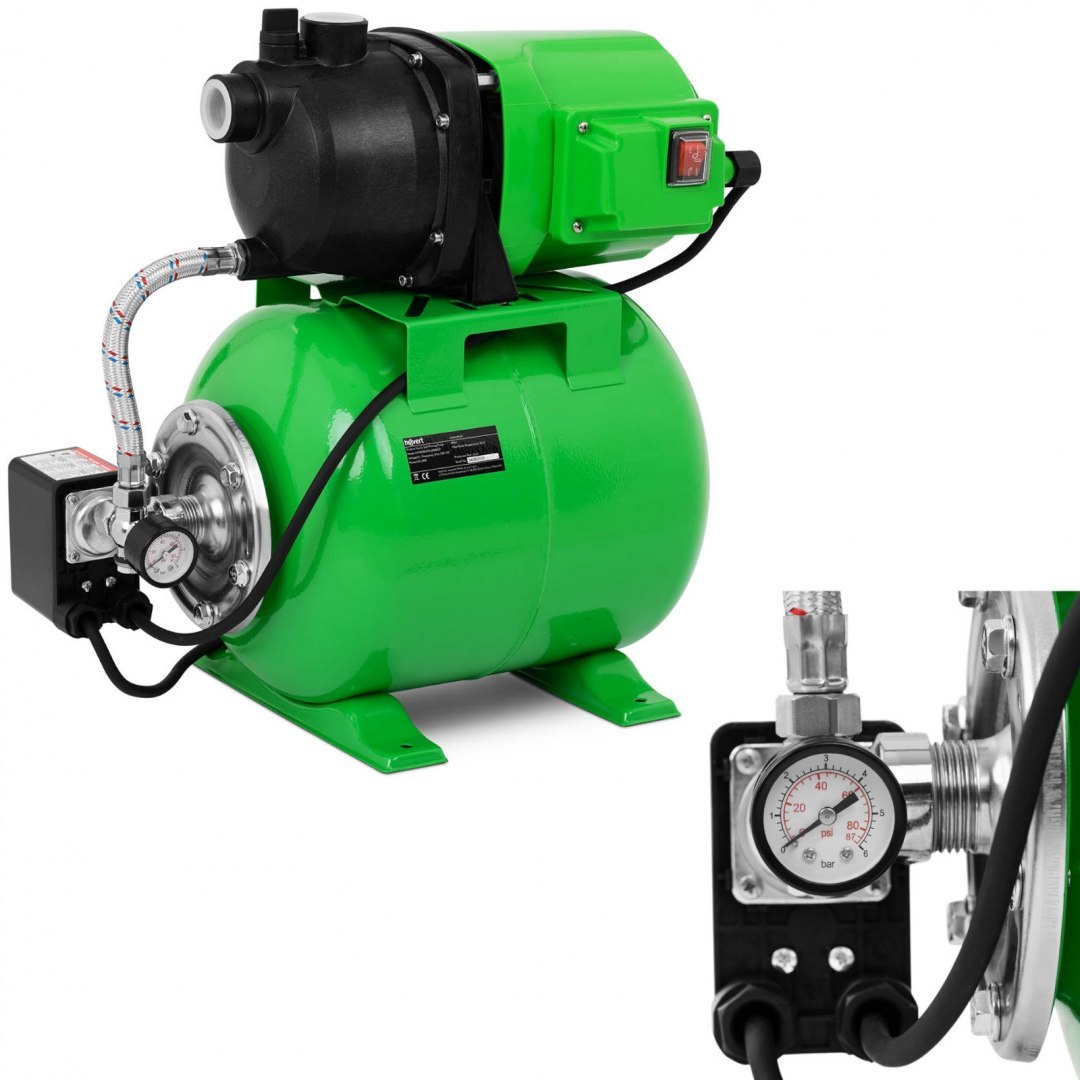 Pompa ciśnieniowa samozasysająca hydrofor do pompowania wody 19 l 2700 l/h 600 W Hillvert Pompa ciśnieniowa samozasysająca hydrofor do pompowania wody 19 l 2700 l/h 600 W Hillvert