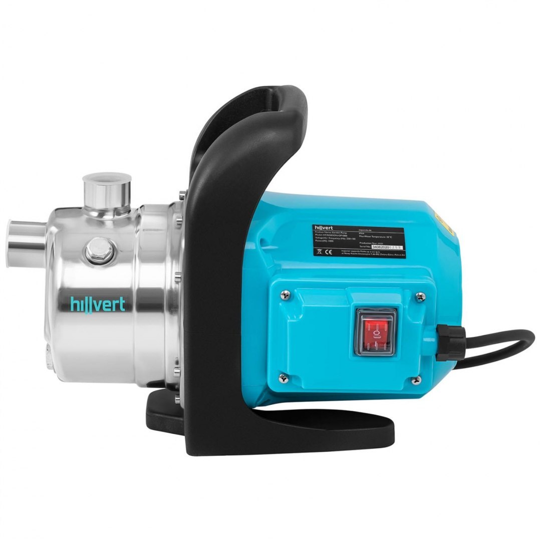Pompa ogrodowa do wody 3100 l/h 1000 W Hillvert Pompa ogrodowa do wody 3100 l/h 1000 W Hillvert