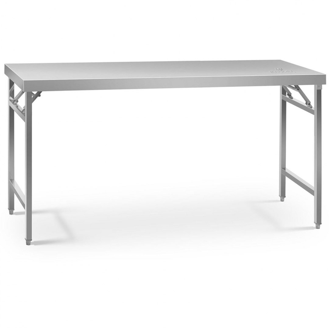 Stół ze stali nierdzewnej cateringowy składany 180 x 60 cm Royal Catering Stół ze stali nierdzewnej cateringowy składany 180 x 60 cm Royal Catering