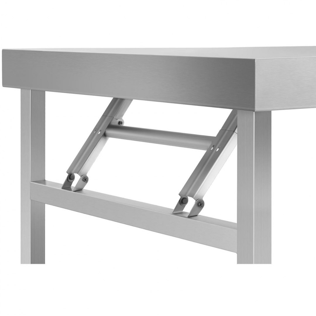 Stół ze stali nierdzewnej cateringowy składany 180 x 60 cm Royal Catering Stół ze stali nierdzewnej cateringowy składany 180 x 60 cm Royal Catering