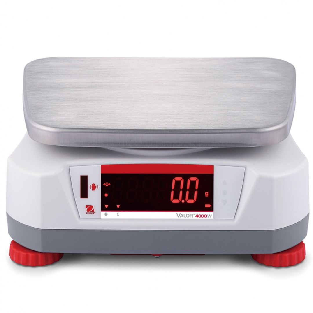 Waga VALOR 4000 z legalizacją kuchenna gastronomiczna wodoodporna IP68 LED 3Kg / 1g - OHAUS V41PWE3T-M OHAUS Waga VALOR 4000 z legalizacją kuchenna gastronomiczna wodoodporna IP68 LED 3Kg / 1g - OHAUS V41PWE3T-M OHAUS