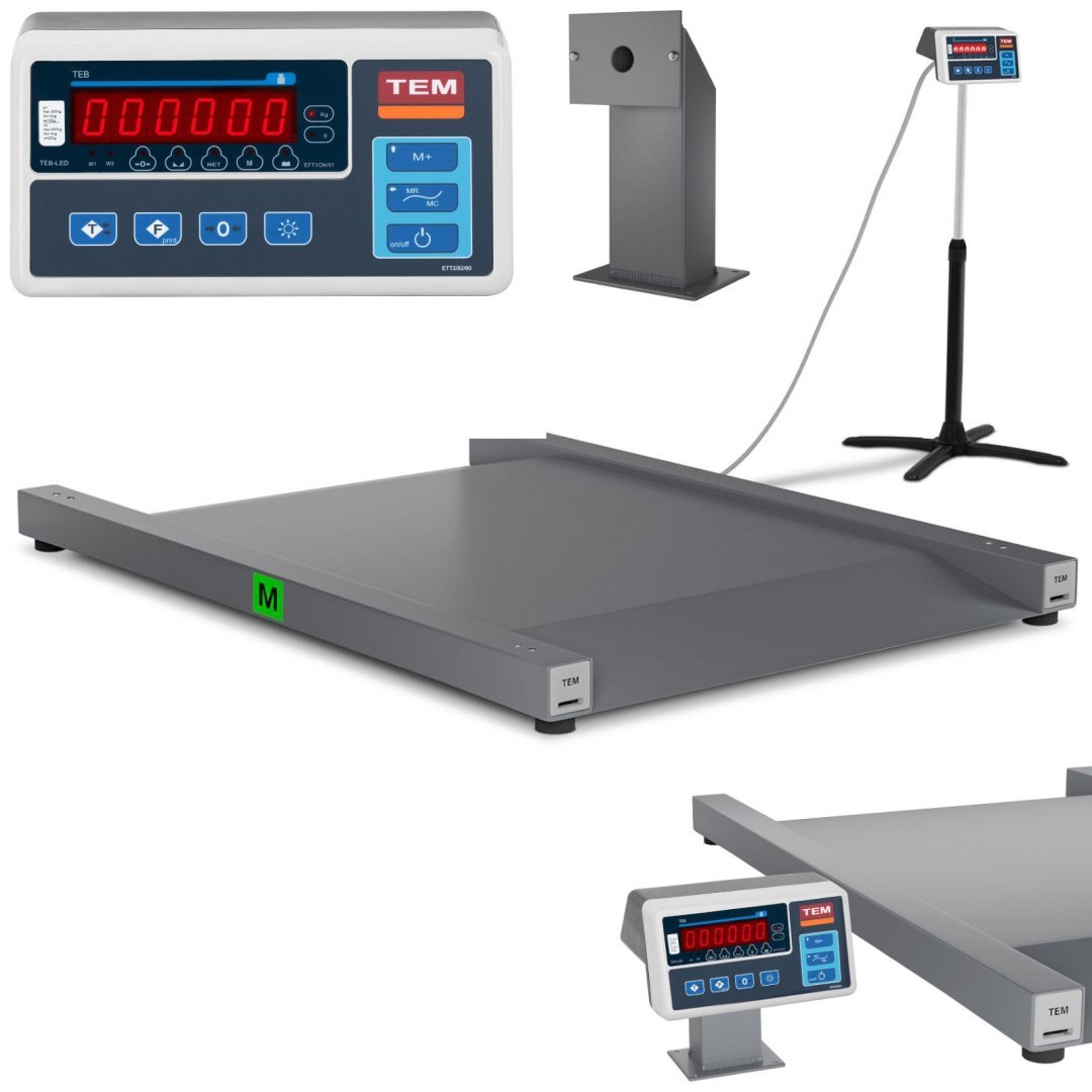 Waga najazdowa interfejs RS232 600 kg / 100g LED M LEGALIZACJA TEM Waga najazdowa interfejs RS232 600 kg / 100g LED M LEGALIZACJA TEM