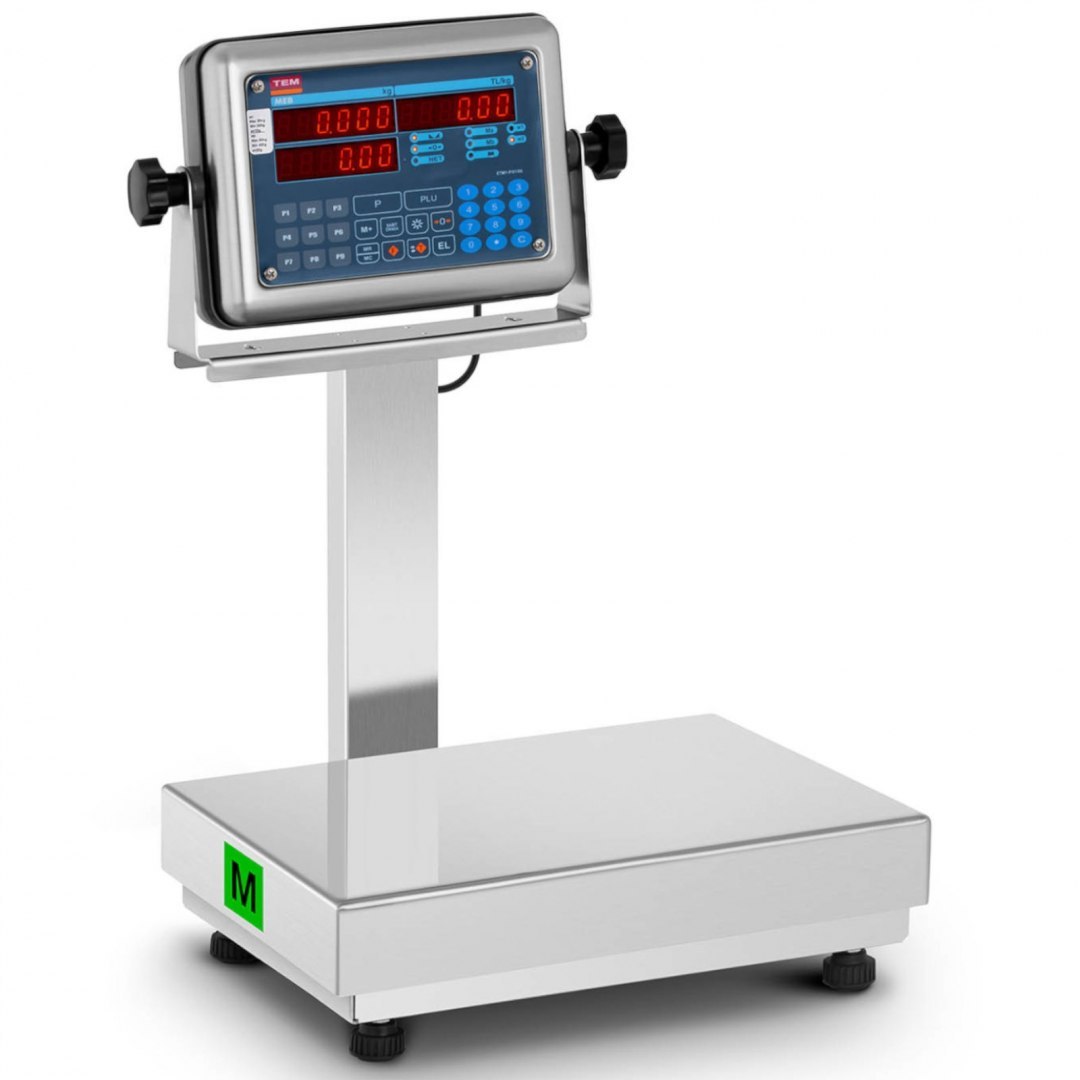 Waga platformowa przemysłowa interfejs RS232 PLU 60 kg / 0,02 kg LED M LEGALIZACJA TEM Waga platformowa przemysłowa interfejs RS232 PLU 60 kg / 0,02 kg LED M LEGALIZACJA TEM