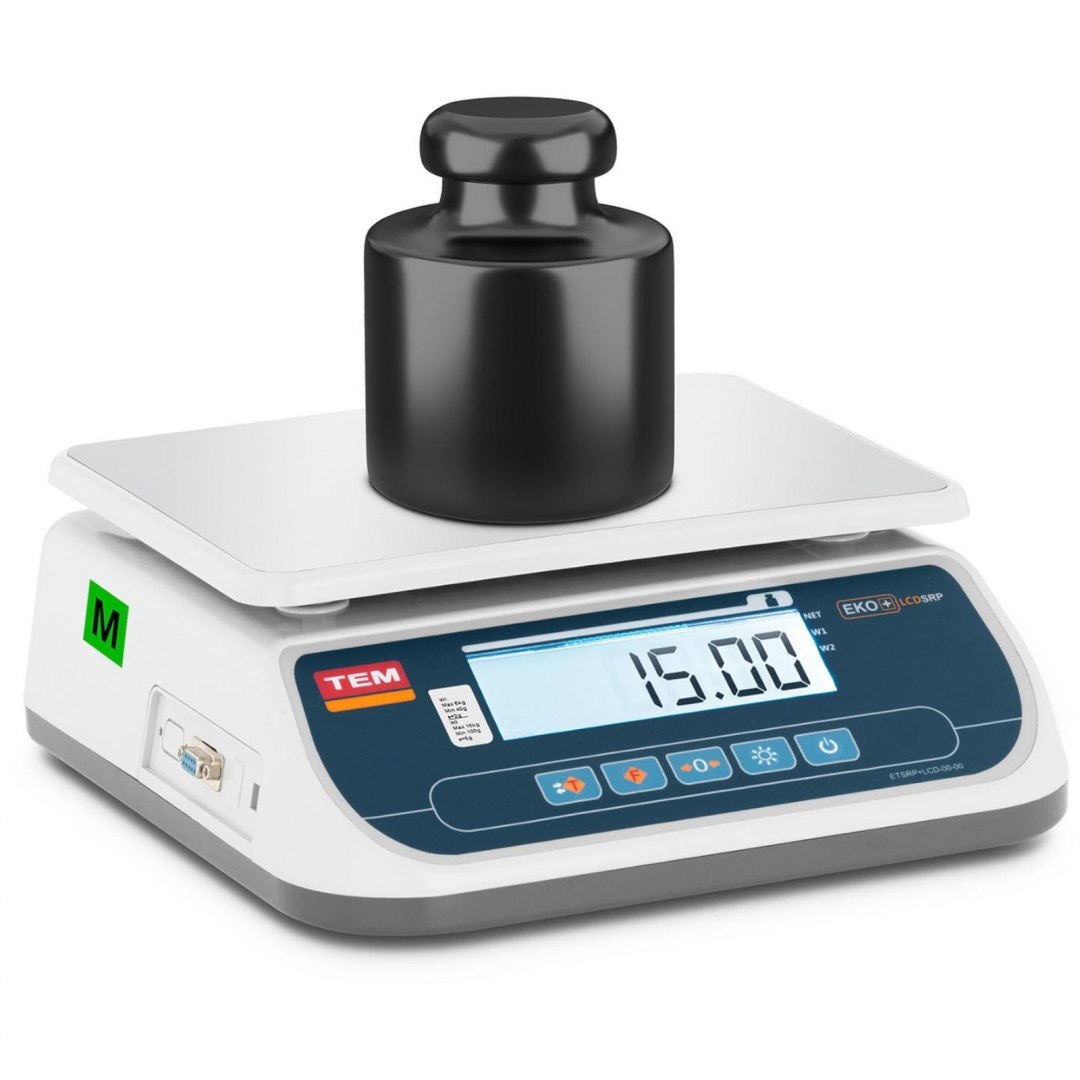 Waga sklepowa handlowa 15 kg / 5 g LCD M LEGALIZACJA TEM Waga sklepowa handlowa 15 kg / 5 g LCD M LEGALIZACJA TEM