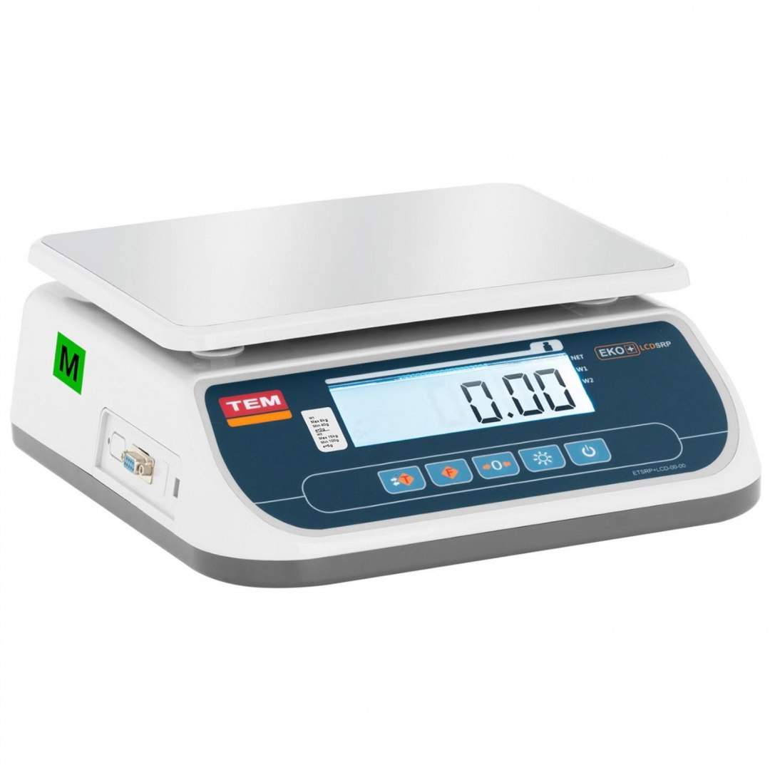 Waga sklepowa handlowa 15 kg / 5 g LCD M LEGALIZACJA TEM Waga sklepowa handlowa 15 kg / 5 g LCD M LEGALIZACJA TEM